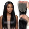 4x4 Lace Closure Human Hair Straight 150% Density