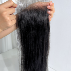 4x4 Lace Closure Human Hair Straight 150% Density