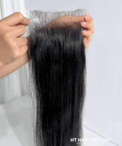 4x4 Lace Closure Human Hair Straight 150% Density