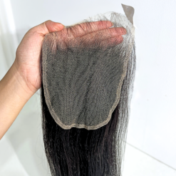 4x4 Lace Closure Human Hair Straight 150% Density