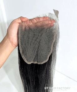 4x4 Lace Closure Human Hair Straight 150% Density