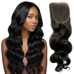 5x5 HD Swiss Lace Closure Body Wavy Texture Human Hair 150% Density