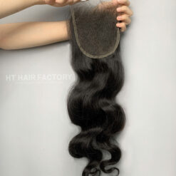 5x5 HD Swiss Lace Closure Body Wavy Texture Human Hair 150% Density