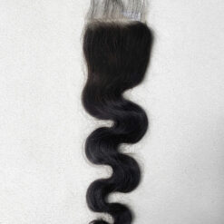 5x5 HD Swiss Lace Closure Body Wavy Texture Human Hair 150% Density