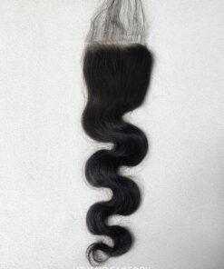 5x5 HD Swiss Lace Closure Body Wavy Texture Human Hair 150% Density