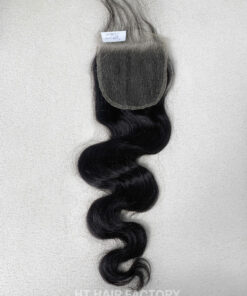 5x5 HD Swiss Lace Closure Body Wavy Texture Human Hair 150% Density