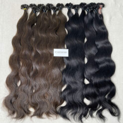 Keratin Flat Tip Hair Extensions Natural Straight Hair Many Colors Vietnamese Raw Hair Extensions Luxury Quality