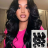 Body Wave Hair Bundles 8 to 40 inch Vietnamese Raw Human Hair Weaves Luxury Quality