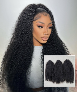 Kinky Curly Hair Bundles 8 to 40 inch Vietnamese Raw Human Hair Weaves Luxury Quality