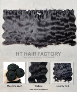 Natural Wave Hair Bundles 8 to 40 inch Vietnamese Raw Human Hair Weaves Luxury Quality