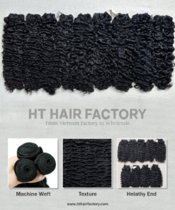 Burmese Curly Hair Bundles 8 to 40 inch Vietnamese Raw Human Hair Weaves Luxury Quality