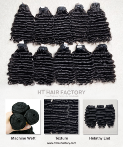 Deep Wave Hair Bundles 8 to 40 inch Vietnamese Raw Human Hair Weaves Luxury Quality
