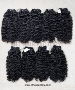 Burmese Curly Hair Bundles 8 to 40 inch Vietnamese Raw Human Hair Weaves Luxury Quality