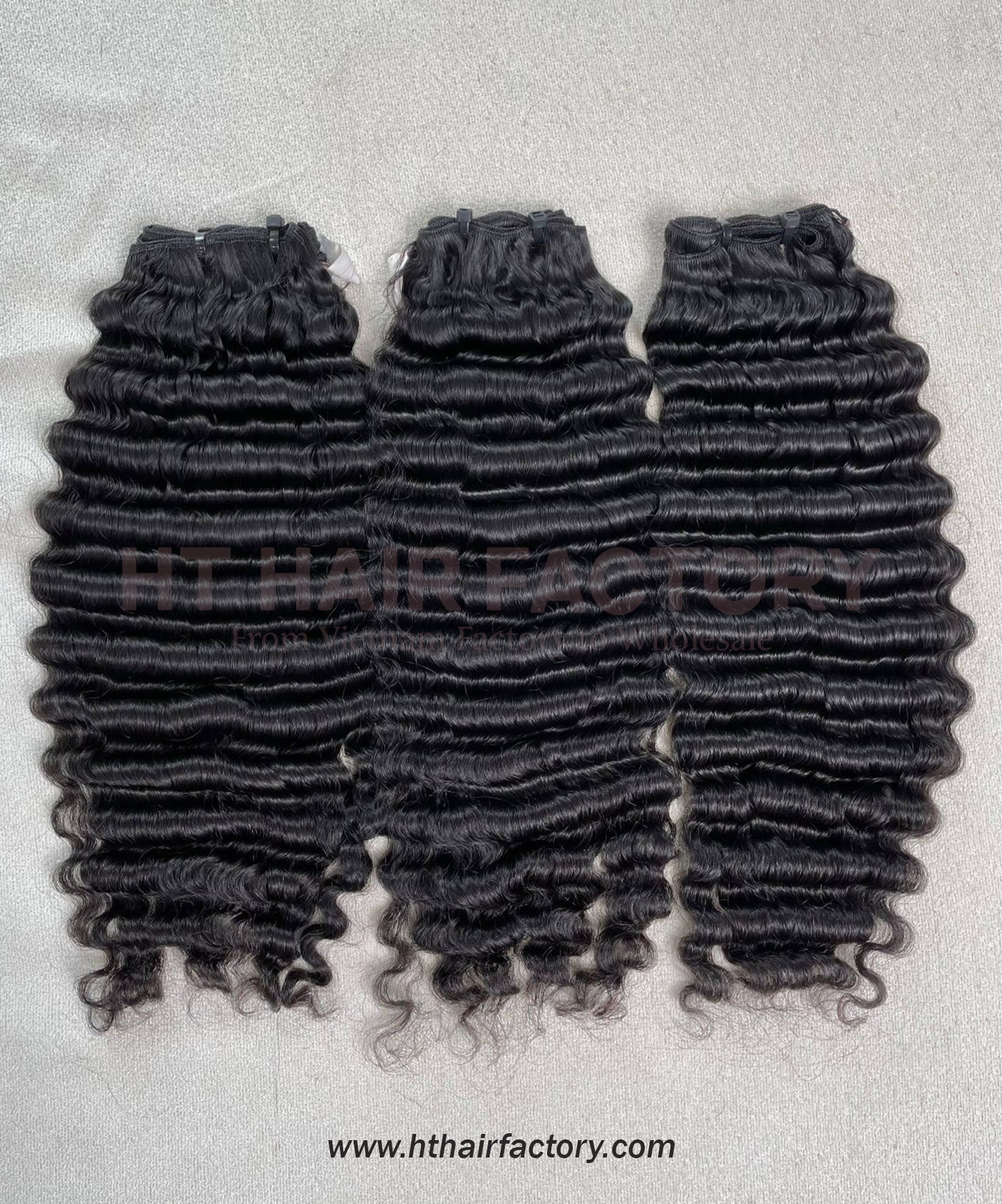 Deep Wave Hair Bundles 8 to 40 inch Vietnamese Raw Human Hair Weaves Luxury Quality