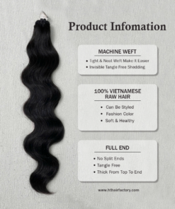 Natural Wave Hair Bundles 8 to 40 inch Vietnamese Raw Human Hair Weaves Luxury Quality